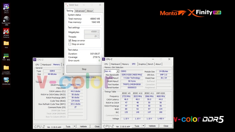 V-Color представила первую в мире память DDR5 CUDIMM — с тактовым генератором и стабильным разгоном до 9200 МТ/с